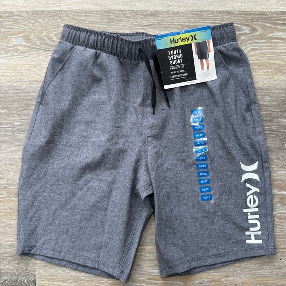 Hurley Other - NWT Boys Gray Hurley Hybrid Shorts 10/12